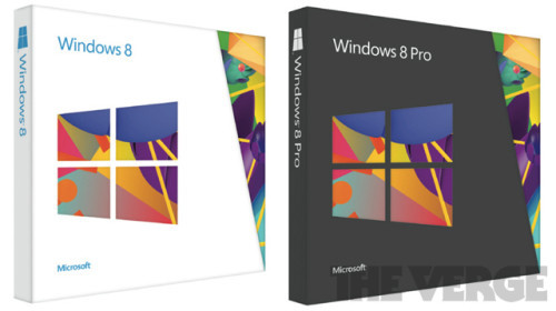 微软Windows 8操作系统彩盒包装图样泄露