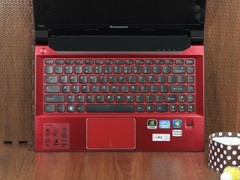 联想 V480s活力红 键盘面图 