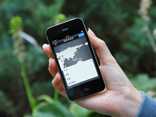 iPhone 4S 黑色 正面图 
