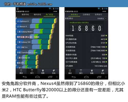 系统流畅\/性能受限 谷歌Nexus 4详细评测(2)_手机