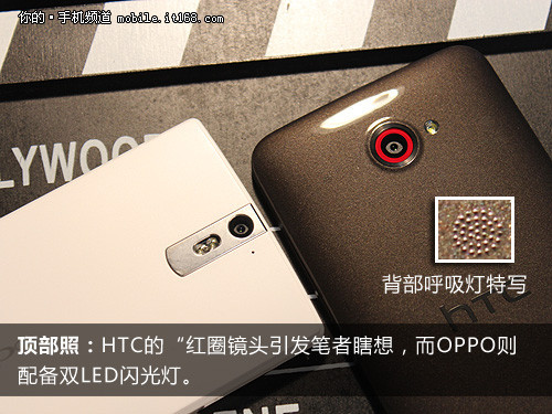 外观对比：OPPO Find 5眼缘更好之二