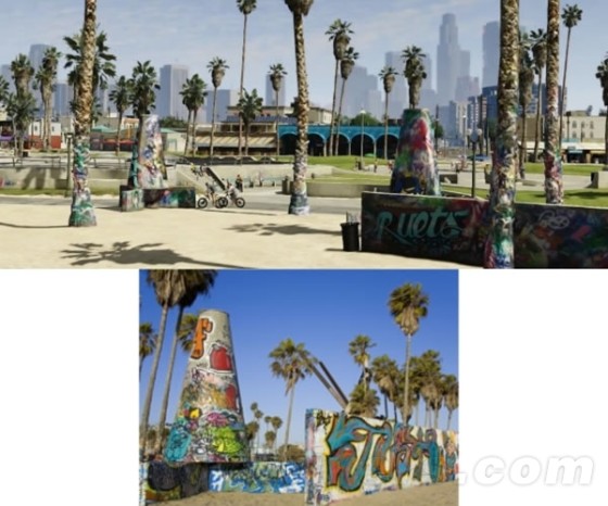 Gta V 实景比照完美复刻洛杉矶 软件学园 新浪科技 新浪网