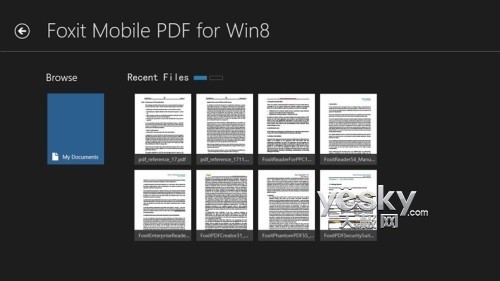Foxit Mobile PDF阅读器登陆Win8应用商店