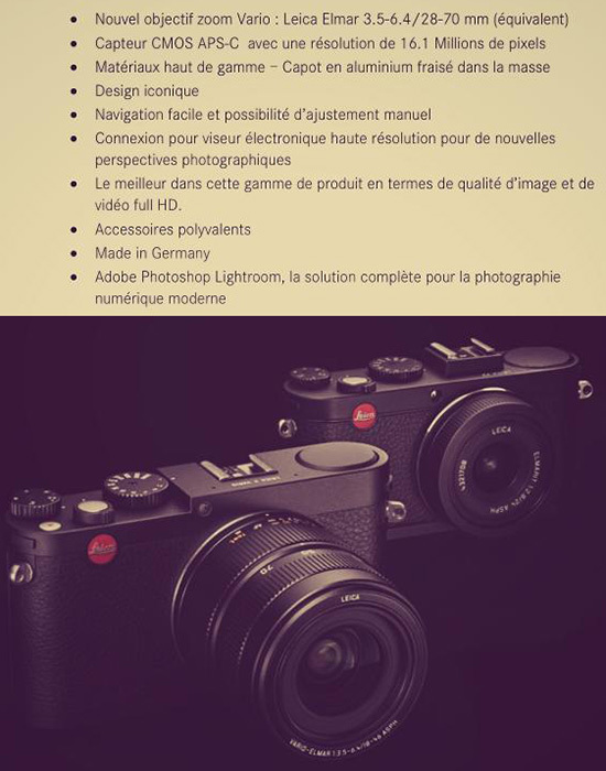 Leica-X-zoom-specifications