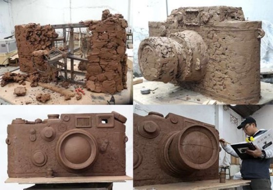 徕卡洛杉矶店开张特制百万美元相机雕塑