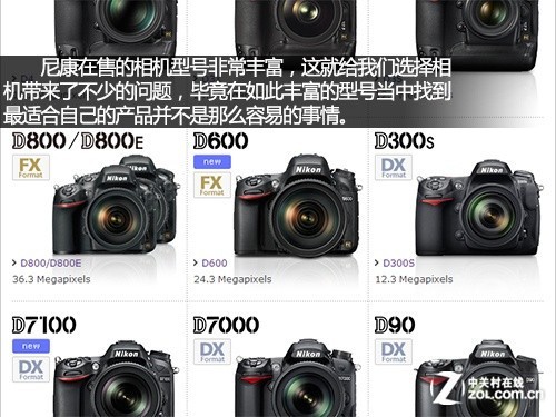 千万别被人忽悠了17台尼康单反选购指南