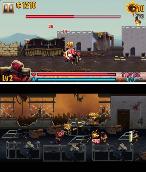 安卓游戏:好玩的横版卷轴射击游戏_手机