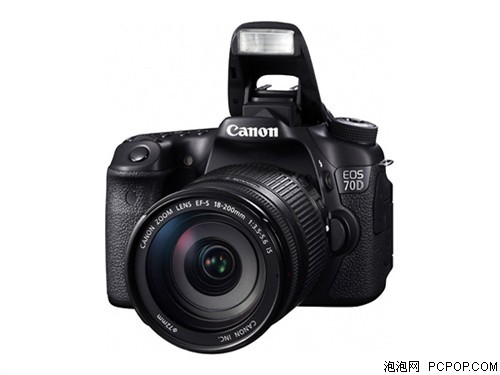 性能升级很全面佳能70D套机售7790元