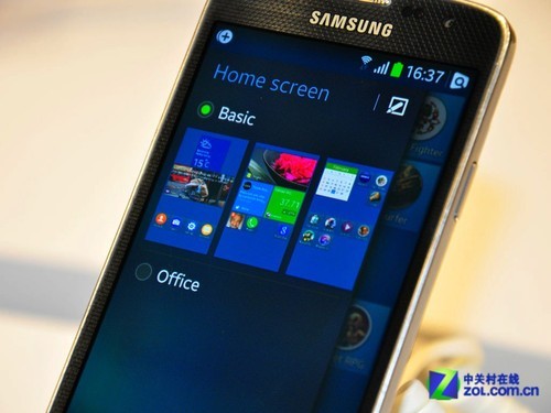 界面风格曝光 三星中兴Tizen原型机现身