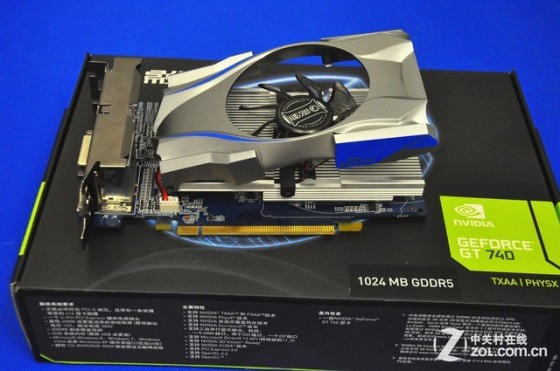 NVIDIA入门精品 影驰GT740黑将报649元