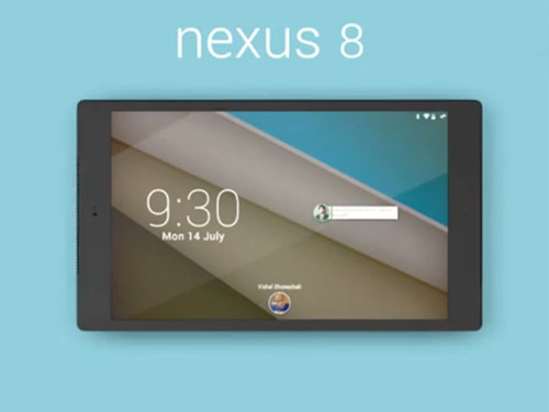 运行Android L 谷歌Nexus 8概念图曝光 