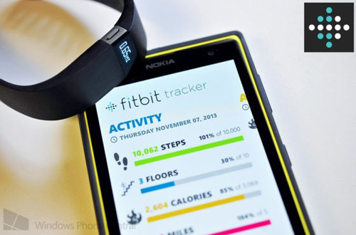 Fitbit推出首款支持WP应用的智能手环 