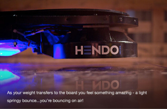 个性时尚体验 炫酷的Hendo磁悬浮滑板 