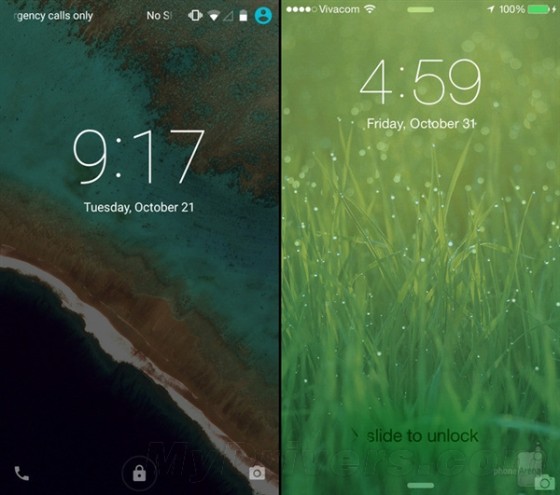 海量图:iOS 8.1对比Android 5.0|Android|iOS|对