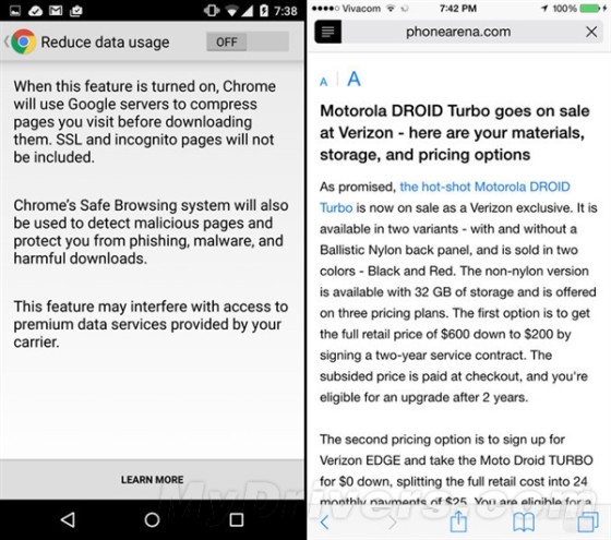 海量图：iOS 8.1对比Android 5.0