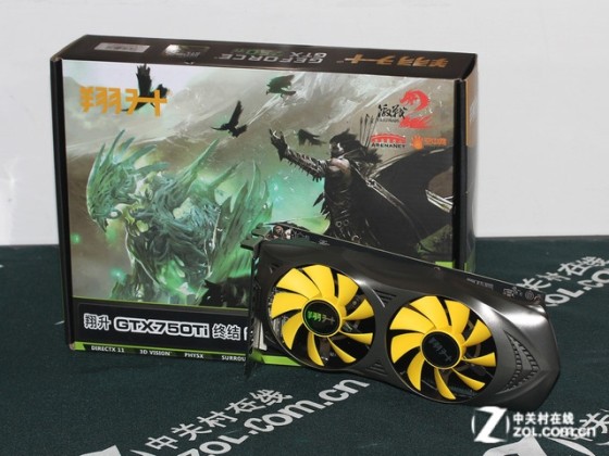 强大POWER双风扇 铭瑄GTX750Ti显卡低价 