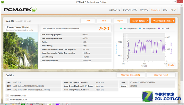 FX7600P交火 华硕VM590Z APU影音本评测