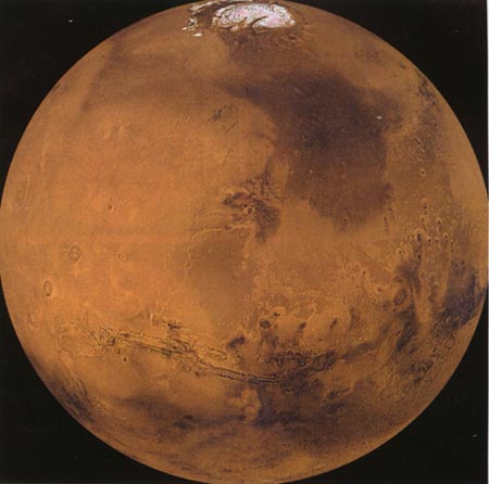 揭秘火星阴阳脸:直径1600公里天体撞击所致