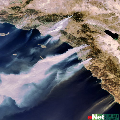 环境保护的重要+卫星照片下的污染