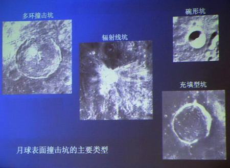 嫦娥一号所拍月球三维照片展示组图