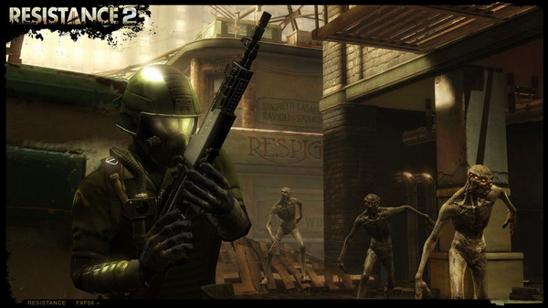 PS3重头大作《抵抗2》官方新游戏画面