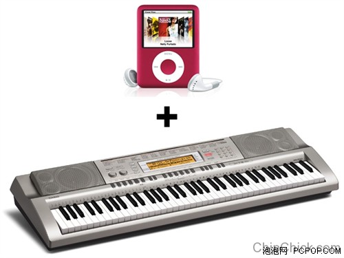 iPod+卡西欧电子琴 原创音乐随时记录_数码