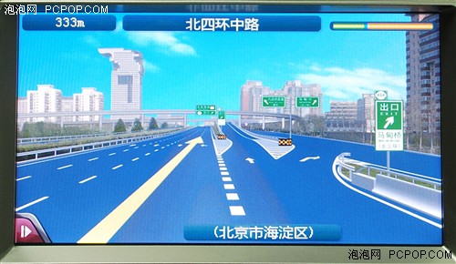 路口放大实景导航 凯立德C-Car路测_数码