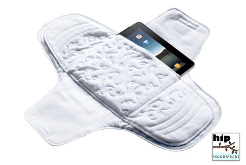 带护翼防侧漏卫生巾造型iPad专用保护套