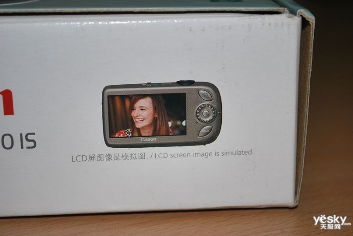 图为:佳能 ixus110 is