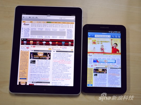 平板大战 三星GALAXY Tab对比苹果iPad(3)_手