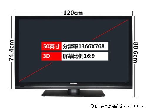<em>50寸</em>低价3D等离子 长虹3DTV50738评测_家电