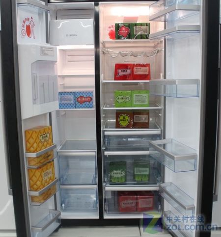 高端对开门博世黑色冰箱现价20306元