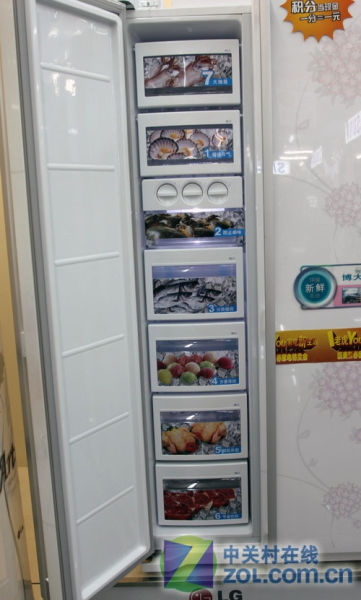 冷光源更省电LG对开门冰箱现8800元