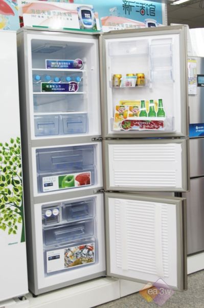 钛立方杀菌更健康海信三门冰箱热卖