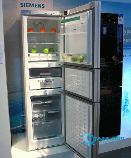awe直击:真空保鲜科技 西门子三门冰箱