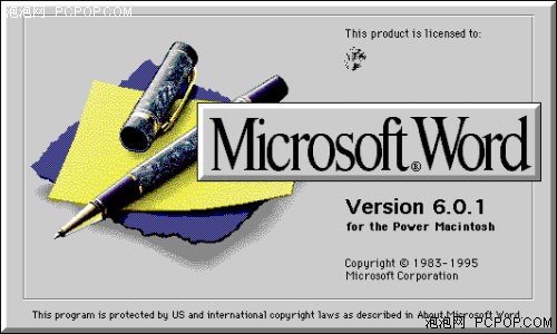Microsoft Word Version 6.0 日本語版マッキントッシュ版 Microsoft Word Version 6.0 日本語版マッキントッシュ版