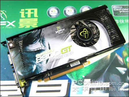 更换PCB与风扇! 讯景新版 8800GT震撼到货_