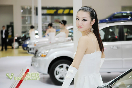 2008北京国际汽车展KIA展台的美女们