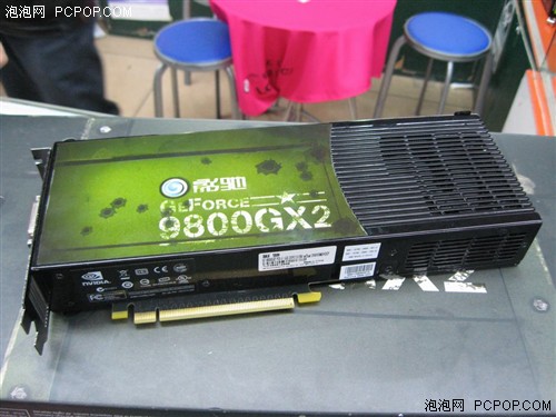 高端无敌手影驰旗舰级9800GX2再到货