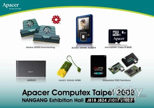 ApacerհϵƷComputex2008