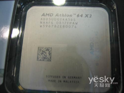 节后狂掉价 黑盒AMD速龙64x2 5000+处理器_