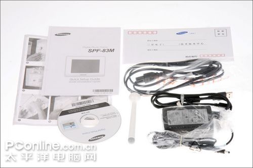 迷你显示器!三星数码相框SPF-83M惊艳评测