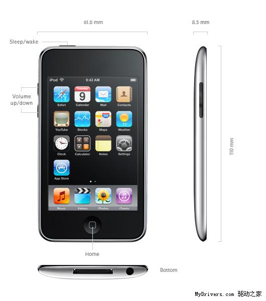 苹果正式发布全系列新款ipod