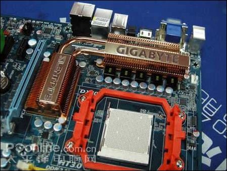 热管散热顶级内核技嘉MA790GP到货