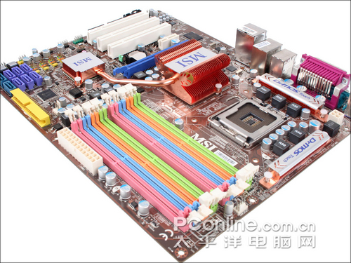 吓死华硕技嘉!微星8内存插槽P45评测