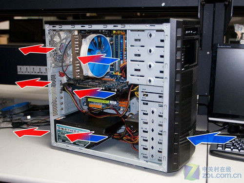 水平风道机箱散热