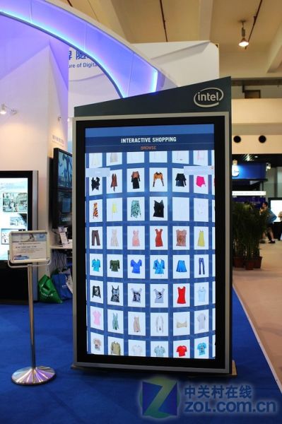 上海数字标牌展:Intel展示智能货架