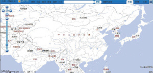 用户登录天地图网站，就可以看到各种地理信息
