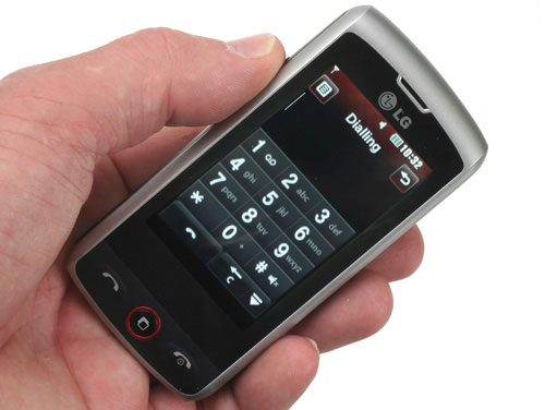全键盘侧滑盖触屏手机LG GW520评测_手机