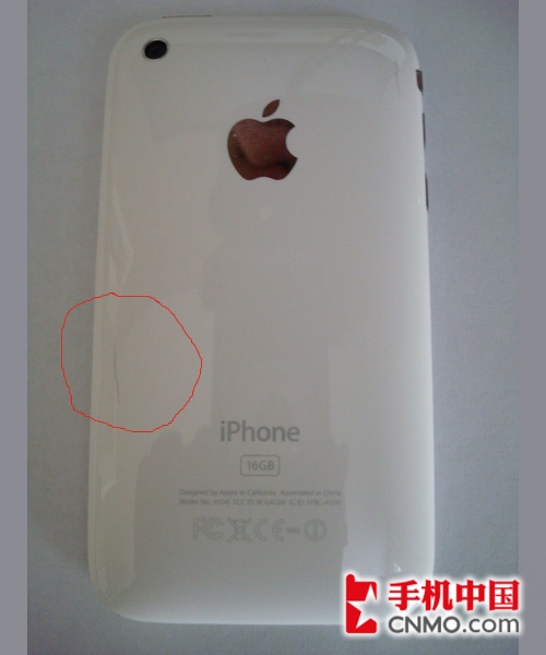 3GiPhone曝严重问题塑料外壳无故开裂